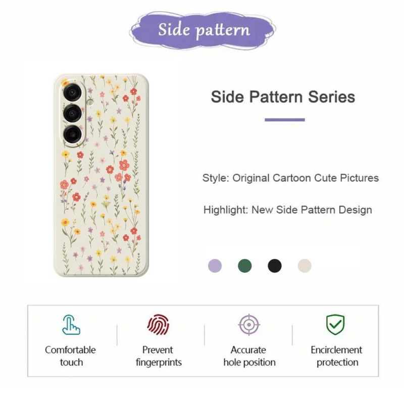Cover Samsung Galaxy A17 4g / 5g Blomster