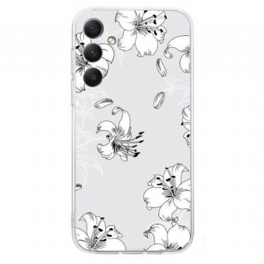Cover Samsung Galaxy A17 4g / 5g Hvide Blomster