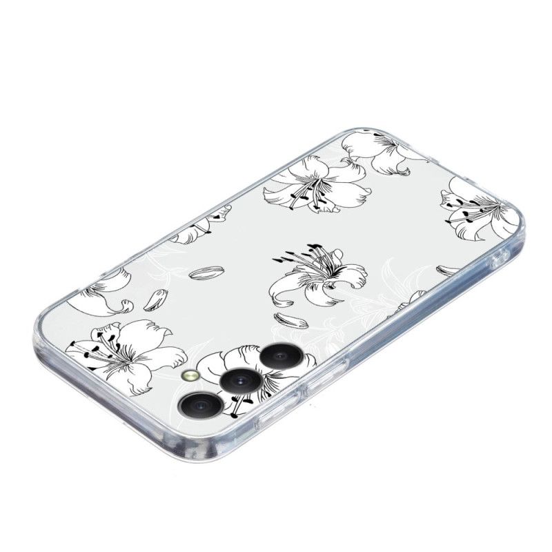 Cover Samsung Galaxy A17 4g / 5g Hvide Blomster