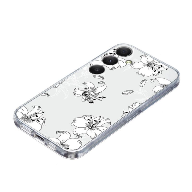 Cover Samsung Galaxy A17 4g / 5g Hvide Blomster