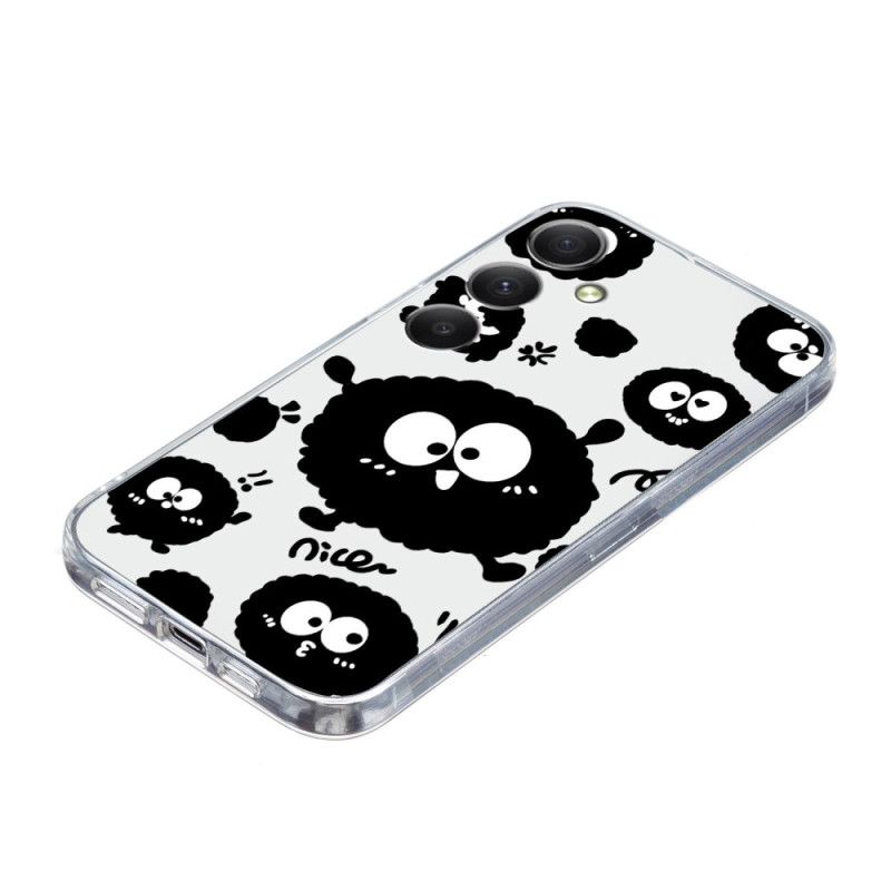 Cover Samsung Galaxy A17 4g / 5g Sort Øjemønster