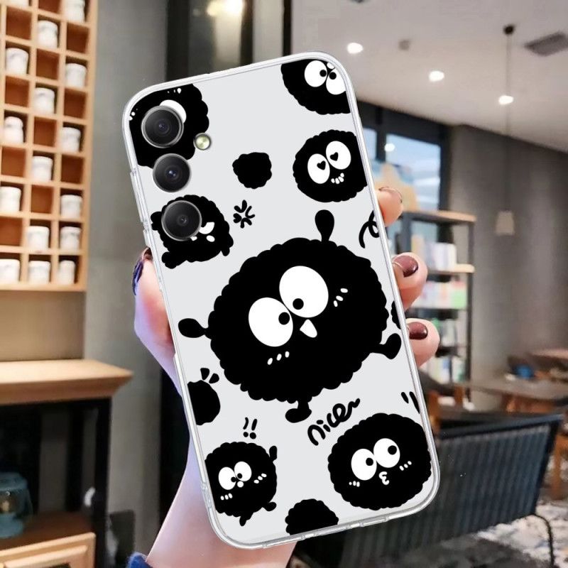 Cover Samsung Galaxy A17 4g / 5g Sort Øjemønster