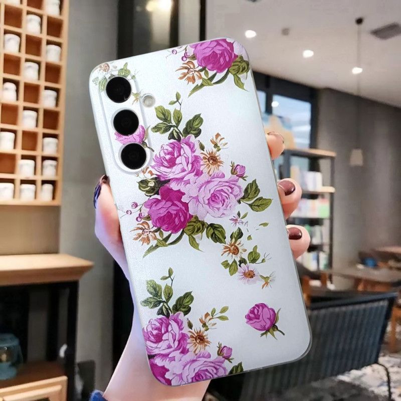 Cover Samsung Galaxy A17 4g / 5g Telefon Etui Frihedsblomster