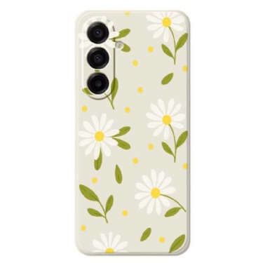 Cover Samsung Galaxy A17 4g / 5g Telefon Etui Hvide Blomster
