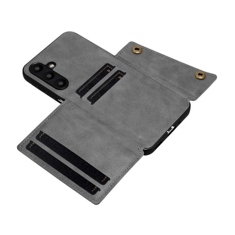 Cover Samsung Galaxy A17 4g / 5g Telefon Etui Kortholder Med Lædereffekt