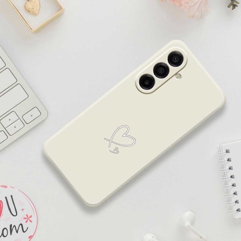 Cover Samsung Galaxy A17 4g / 5g Telefon Etui Mit Hjerte
