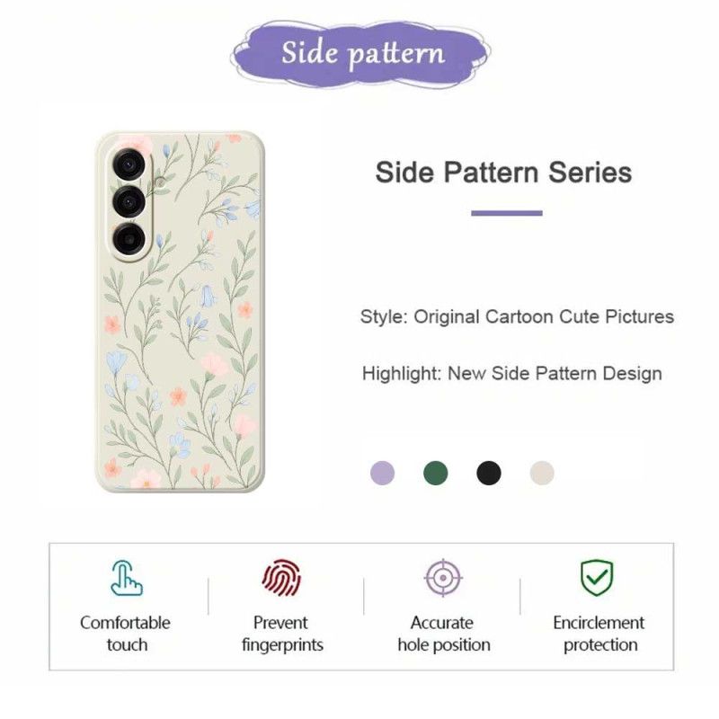 Cover Samsung Galaxy A17 4g / 5g Vilde Blomster