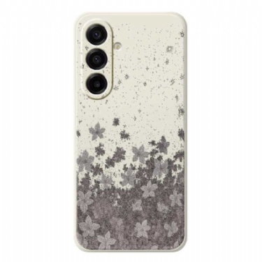 Cover Til Samsung Galaxy A17 4g / 5g Grå Blomster