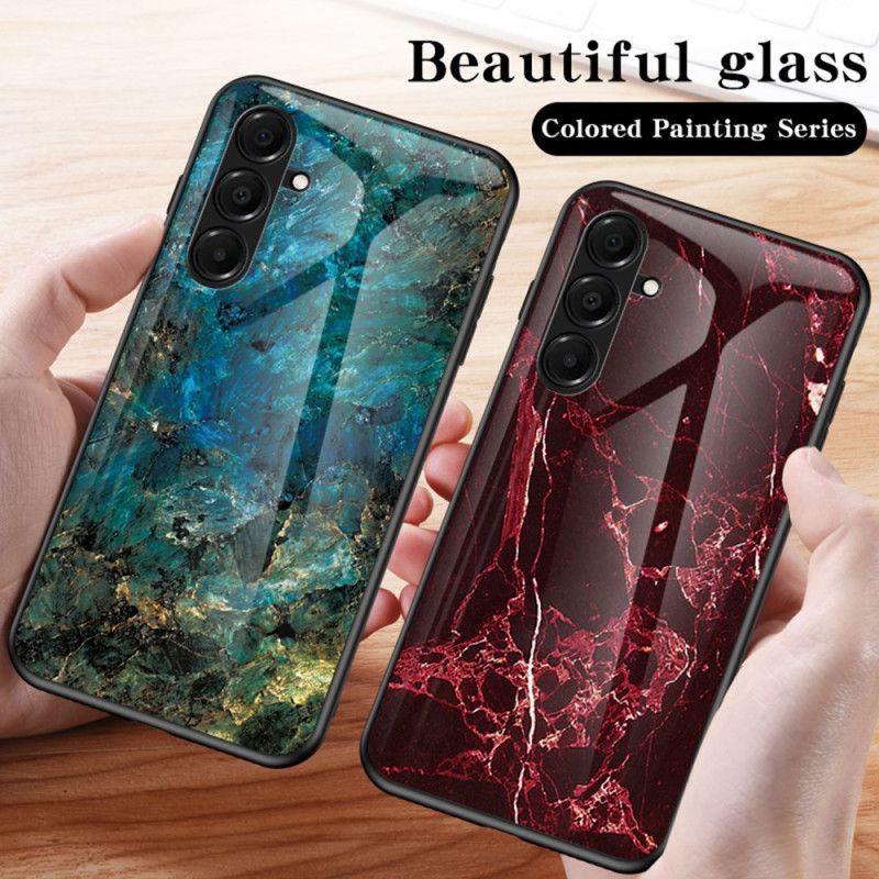 Cover Til Samsung Galaxy A17 4g / 5g Hærdet Glas Marmor