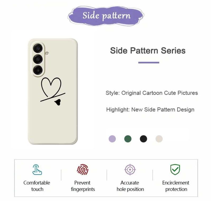 Cover Til Samsung Galaxy A17 4g / 5g Hjerte