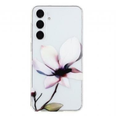 Cover Til Samsung Galaxy A17 4g / 5g Hvid Blomst