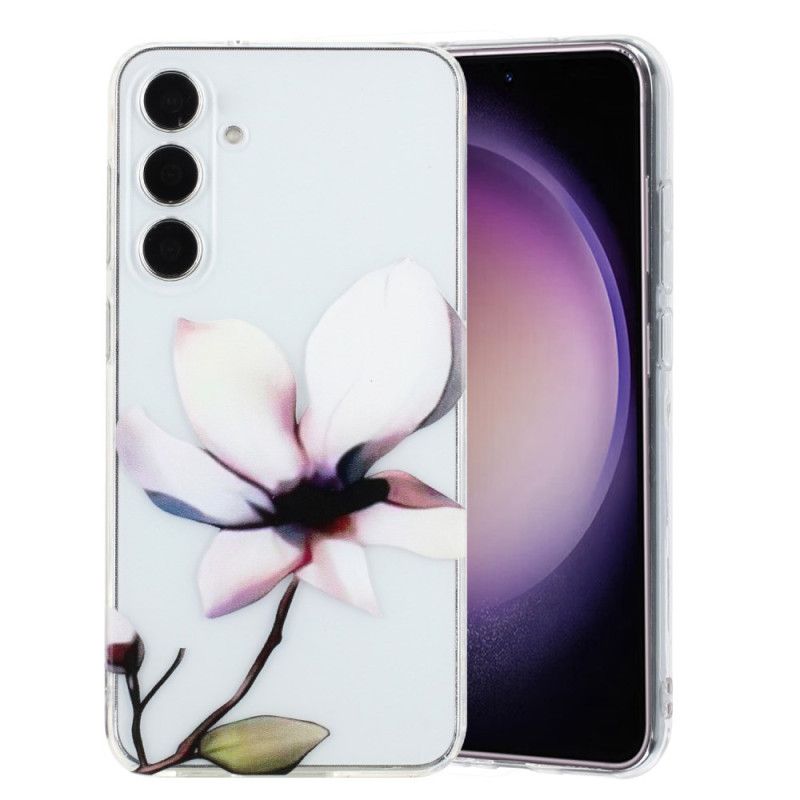 Cover Til Samsung Galaxy A17 4g / 5g Hvid Blomst