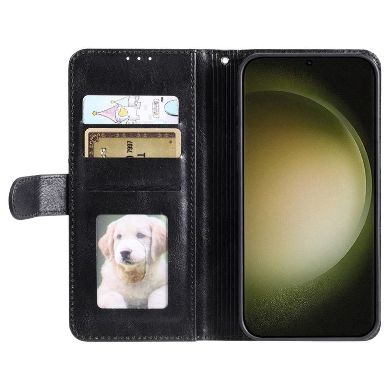 Flip Cover Samsung Galaxy A17 4g / 5g 6 Kortrum Og Snor