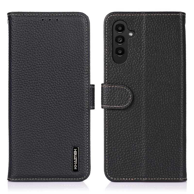 Flip Cover Samsung Galaxy A17 4g / 5g Ægte Læder Khazneh