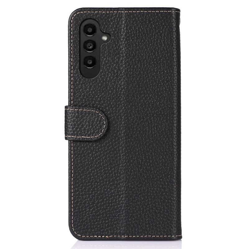 Flip Cover Samsung Galaxy A17 4g / 5g Ægte Læder Khazneh