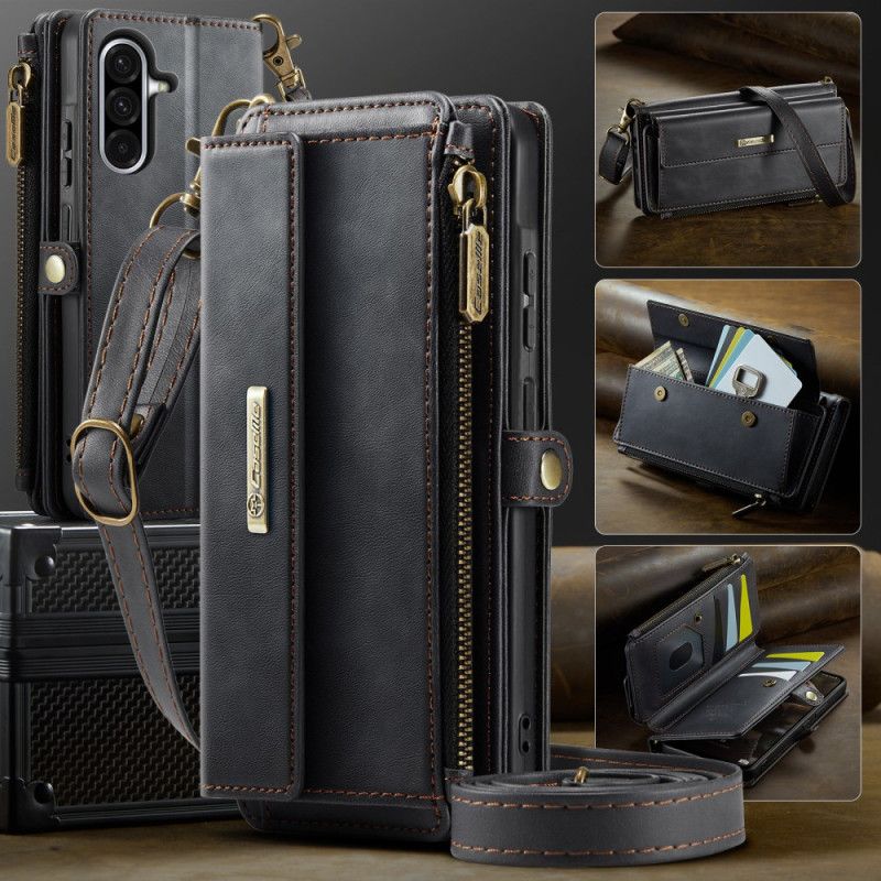Flip Cover Samsung Galaxy A17 4g / 5g Caseme Pung Med Ruskindseffekt