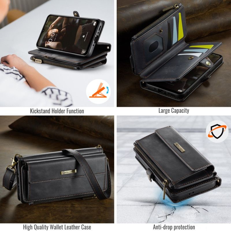 Flip Cover Samsung Galaxy A17 4g / 5g Caseme Pung Med Ruskindseffekt