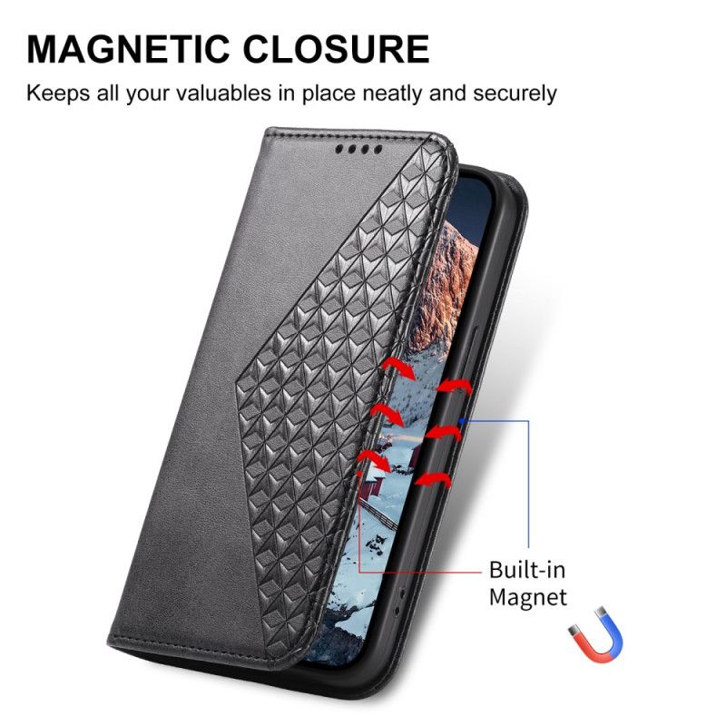 Flip Cover Samsung Galaxy A17 4g / 5g Diamantmønster
