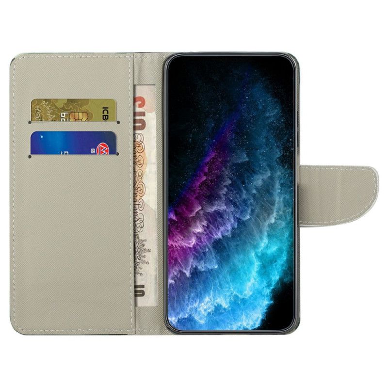 Flip Cover Samsung Galaxy A17 4g / 5g Funklende Sommerfugle