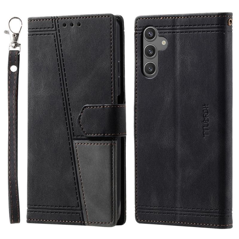 Flip Cover Samsung Galaxy A17 4g / 5g Geometriske Linjer