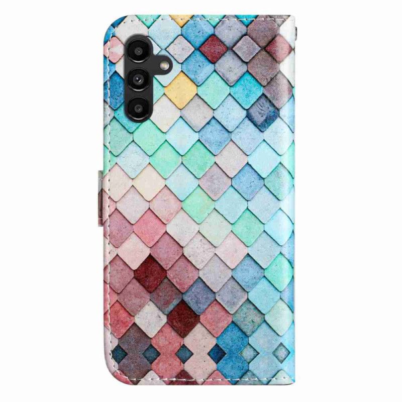 Flip Cover Samsung Galaxy A17 4g / 5g Gittermønster