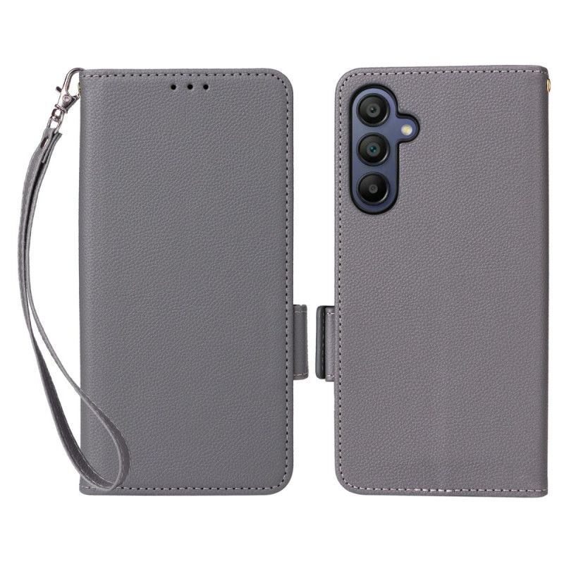 Flip Cover Samsung Galaxy A17 4g / 5g Kunstlæder Med Rem