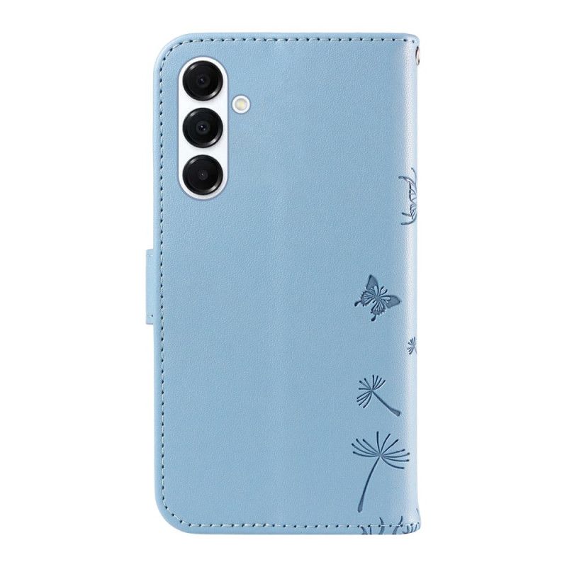 Flip Cover Samsung Galaxy A17 4g / 5g Mælkebøtter Med Snor