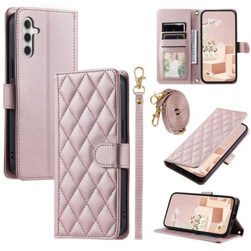 Flip Cover Samsung Galaxy A17 4g / 5g Quiltet Stil