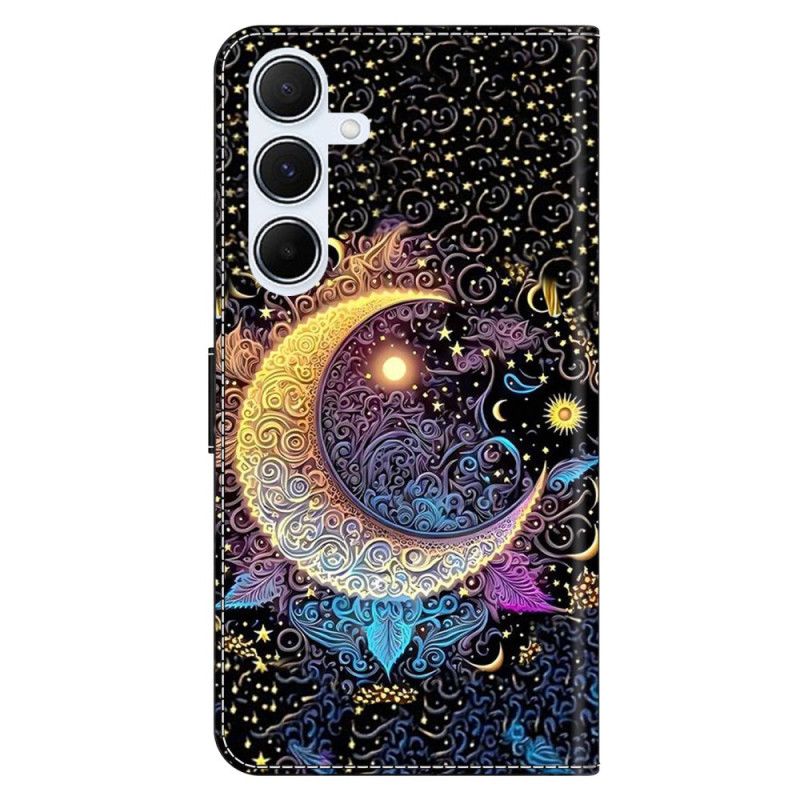 Flip Cover Samsung Galaxy A17 4g / 5g Skinnende Måne