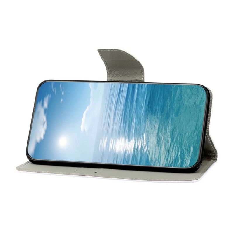 Flip Cover Samsung Galaxy A17 4g / 5g Sommerfugle Og Blomster