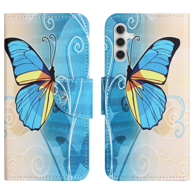 Flip Cover Samsung Galaxy A17 4g / 5g Sommerfuglemønster