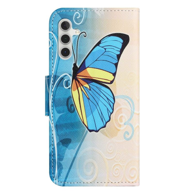 Flip Cover Samsung Galaxy A17 4g / 5g Sommerfuglemønster