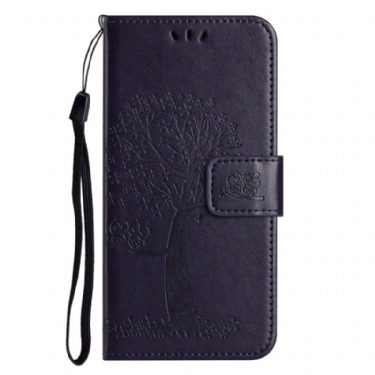 Flip Cover Samsung Galaxy A17 4g / 5g Træ Og Ugler