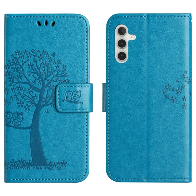 Flip Cover Samsung Galaxy A17 4g / 5g Træ Og Ugler