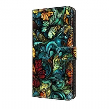 Flip Cover Til Samsung Galaxy A17 4g / 5g Akvarelblomster Og Planter