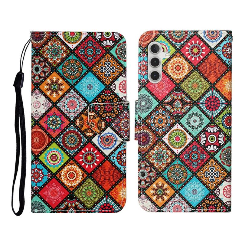 Flip Cover Til Samsung Galaxy A17 4g / 5g Etnisk Mønster