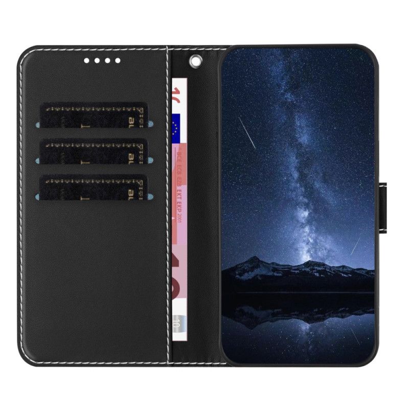 Flip Cover Til Samsung Galaxy A17 4g / 5g Farvet Kant