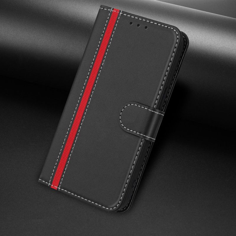Flip Cover Til Samsung Galaxy A17 4g / 5g Farvet Kant