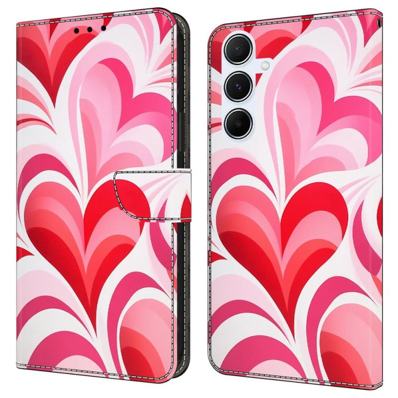 Flip Cover Til Samsung Galaxy A17 4g / 5g Kærlighedsmønster