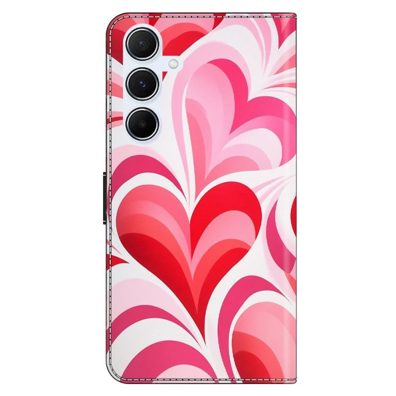 Flip Cover Til Samsung Galaxy A17 4g / 5g Kærlighedsmønster
