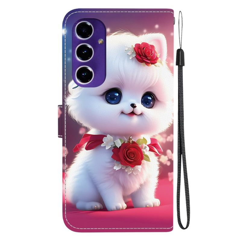 Flip Cover Til Samsung Galaxy A17 4g / 5g Kat Med Roser