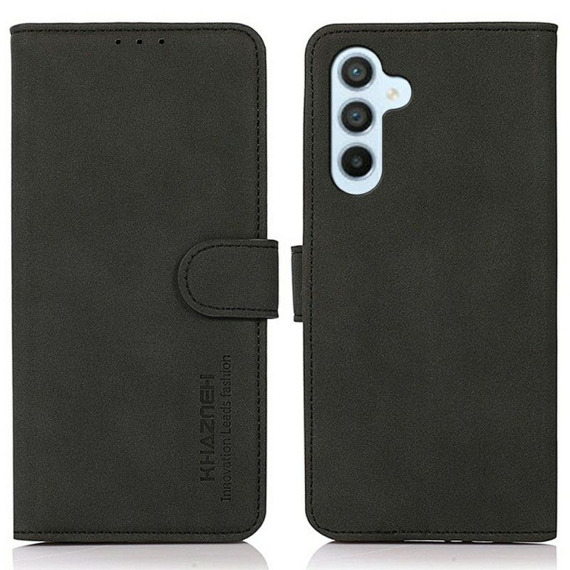 Flip Cover Til Samsung Galaxy A17 4g / 5g Ruskindseffekt Khazneh