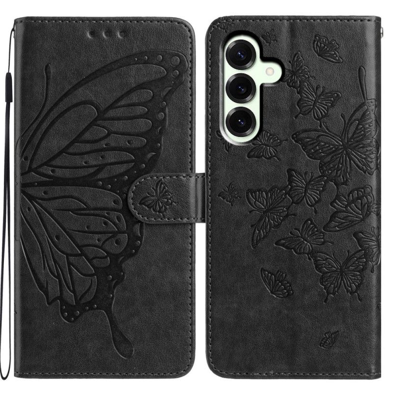 Flip Cover Til Samsung Galaxy A17 4g / 5g Sommerfugledesign