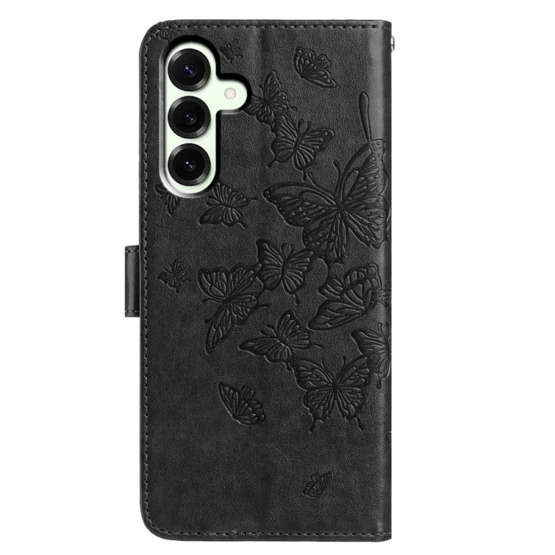Flip Cover Til Samsung Galaxy A17 4g / 5g Sommerfugledesign