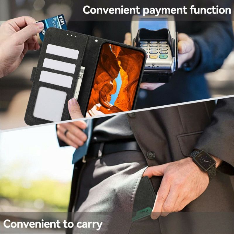 Flip Cover Til Samsung Galaxy A17 4g / 5g Tofarvet Abeel