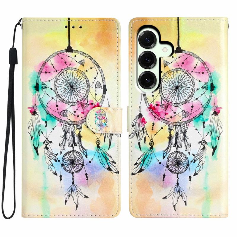 Læder Cover Samsung Galaxy A17 4g / 5g Akvarel Drømmefanger