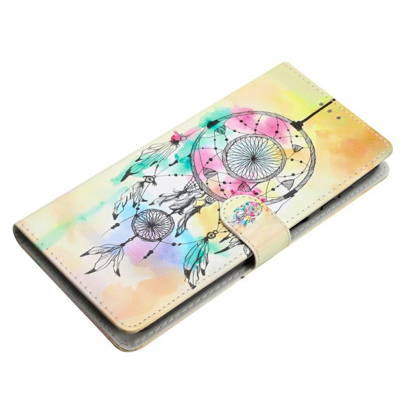 Læder Cover Samsung Galaxy A17 4g / 5g Akvarel Drømmefanger