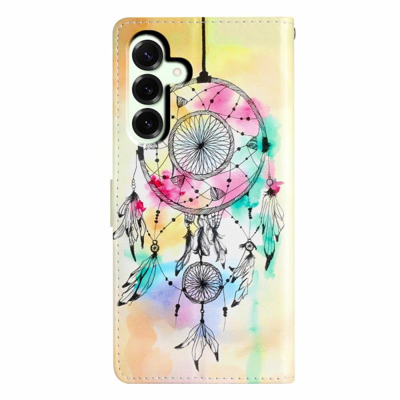 Læder Cover Samsung Galaxy A17 4g / 5g Akvarel Drømmefanger