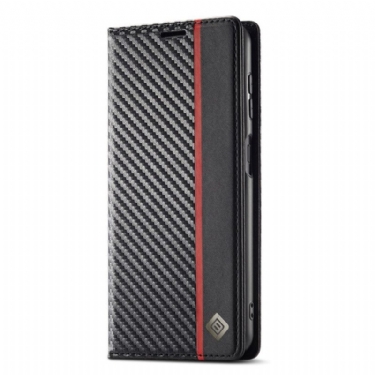 Læder Cover Samsung Galaxy A17 4g / 5g Lc.imeeke Kulfiber