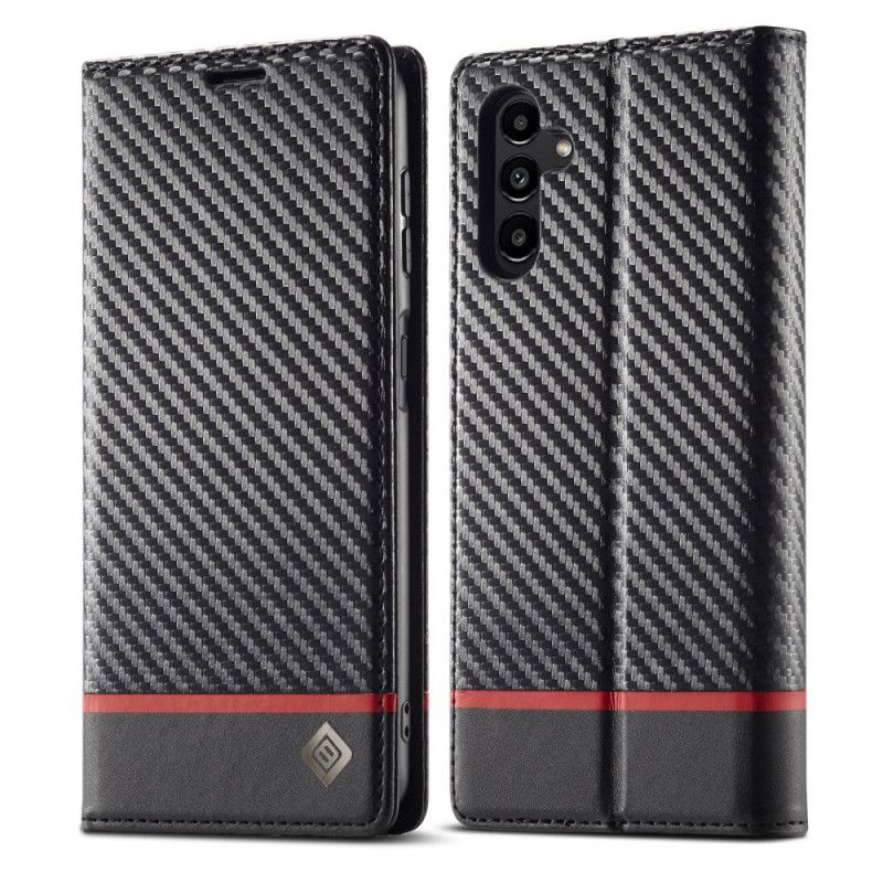 Læder Cover Samsung Galaxy A17 4g / 5g Lc.imeeke Kulfiber